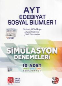 3D AYT Edebiyat Sosyal Bilimler 1 Tamamı Video Çözümlü Simülasyon Denemeleri (Yeni)