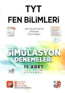 3D Yayınları TYT Fen Bilimleri Tamamı Video Çözümlü Simülasyon Denemeleri 15