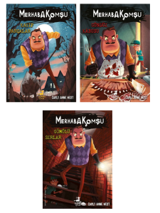 Merhaba Komşu Serisi 3 Kitap