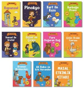 Bir Varmış Seti (10 Kitap +1 Aktivite Takım)