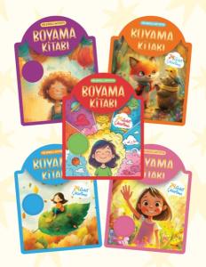 Çıkartmalı Boyama Kitabı - 5 Kitap Set