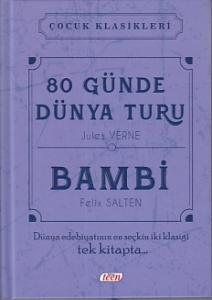 Çocuk Klasikleri - 80 Günde Dünya Turu - Bambi (Ciltli)