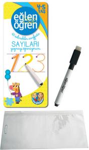 Eğlen Öğren - 40 Silinebilir Sayfada - Sayıları Yazmayı Öğreniyorum (4-5 Yaş)