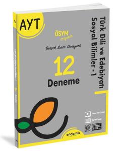 Endemik  AYT Türk Dili ve Edebiyatı Sosyal Bilimler 12 Deneme Sınavı