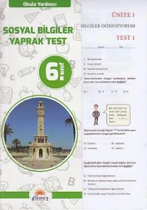 Güneş 6. Sınıf Sosyal Bilgiler Yaprak Test