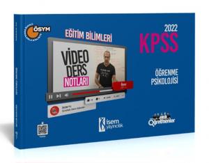 İsem Yayıncılık 2022 KPSS Eğitim Bilimleri Öğrenme Psikolojisi Video Ders Notu