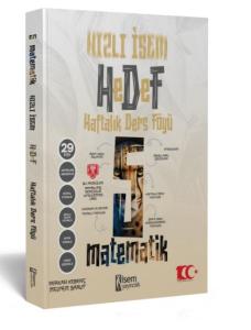 İsem Yayıncılık 2024 Hızlı  Hedef 5.Sınıf Matematik Haftalık Ders Föyü
