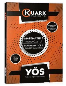 Kuark YÖS Matematik 2 Konu Özetli Soru Bankası
