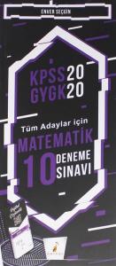Pelikan KPSS 2020 GYGK - Tüm Adaylar İçin Matematik 10 Deneme Sınavı (Yeni)