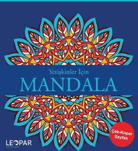 Yetişkinler İçin Mandala - Lacivert