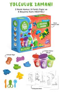 Yolculuk Zamanı Oyun Hamuru Seti (18 Parça - 352 Gr)
