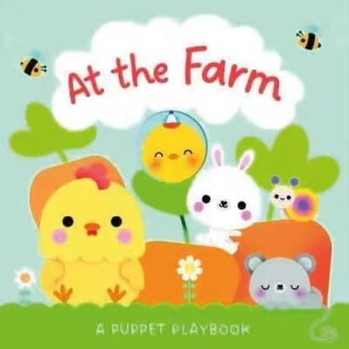 1 Book 1 Glove 5 Puppets: At the Farm - Münzevi Kitabevi