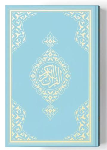 2 Renkli B.Cep Boy Kur'An-I Kerim (Miklepsiz) Mavi