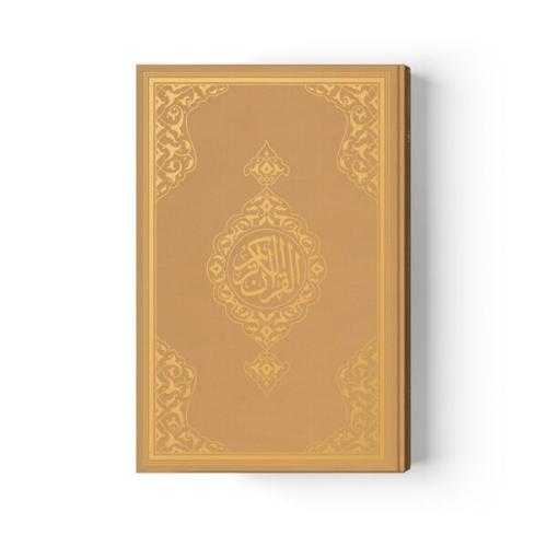 Kurye Kitabevi - 2 Renkli Çanta Boy Kur'An-I Kerim (Miklepsiz) Altın