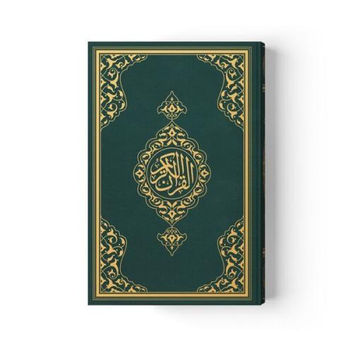 Kurye Kitabevi - 2 Renkli Çanta Boy Kur'An-I Kerim (Miklepsiz) Yeşil