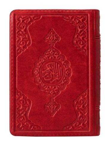 Kurye Kitabevi - 2 Renkli Kırmızı Çanta Boy Kur'an-I Kerim (Yaldızlı-K