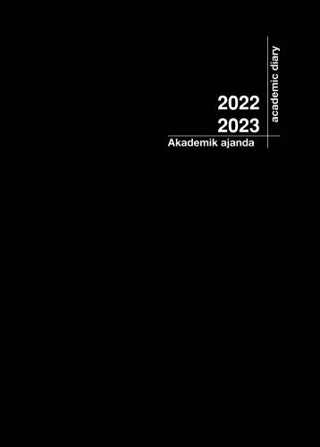 2022-2023 Akademik Ajanda  21X29 Siyah