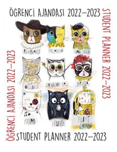 2022-2023 Öğrenci Ajan Paınter Cats 16x21cm