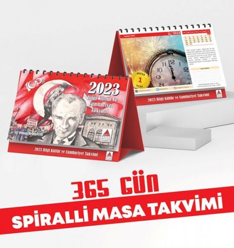 2023 Bilgi Kültür ve Cumhuriyet Takvimi - Münzevi Kitabevi