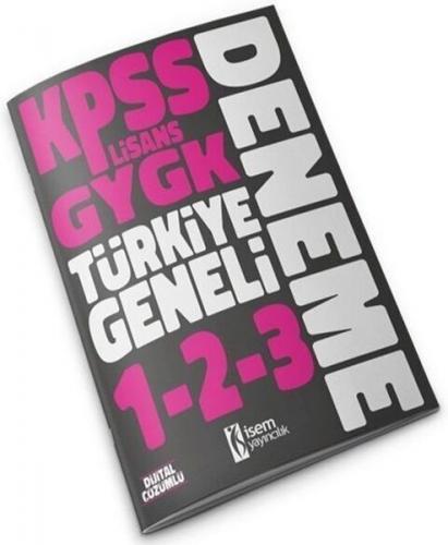 Kurye Kitabevi - 2023 KPSS Lisans GYGK Türkiye Geneli Deneme Seti 1-2-