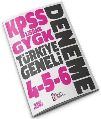 Kurye Kitabevi - 2023 KPSS Lisans GYGK Türkiye Geneli Deneme Seti 4-5-