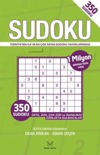 Kurye Kitabevi - 350 Sudoku Yeşil Kapak