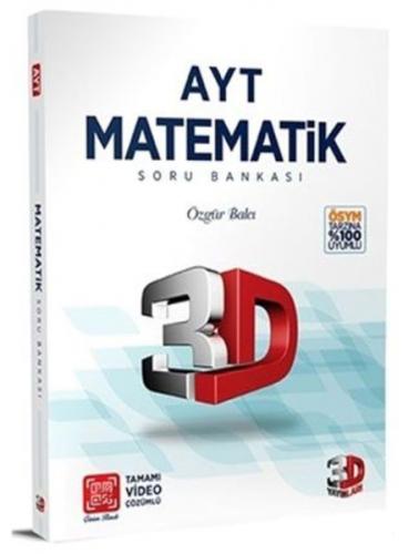 Kurye Kitabevi - 3D 2023 AYT 3D Matematik Tamamı Video Çözümlü Soru Ba