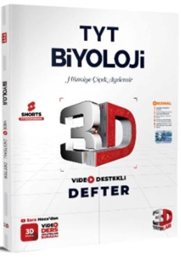 Kurye Kitabevi - 3D Yayınları TYT Biyoloji Video Destekli Defter