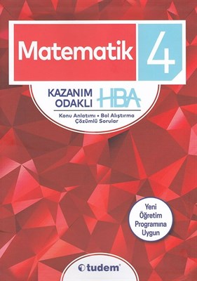 Kurye Kitabevi - 4. Sınıf Matematik Kazanım Odaklı HBA