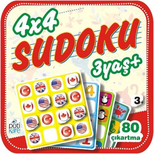 Kurye Kitabevi - 4x4 Sudoku 3-6 Yaş -3