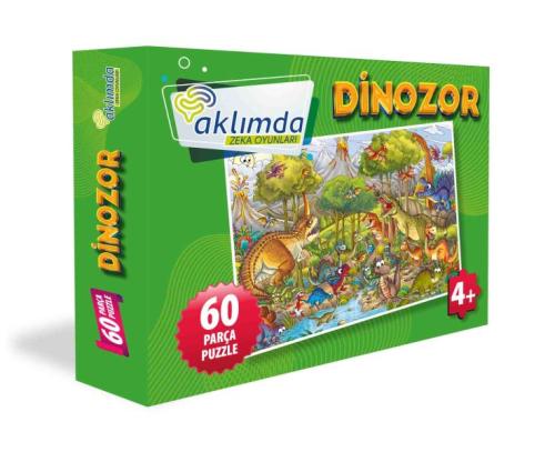 Kurye Kitabevi - 60 Parça Puzzle Dinozor