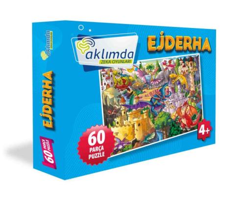60 Parça Puzzle Ejderha - Münzevi Kitabevi