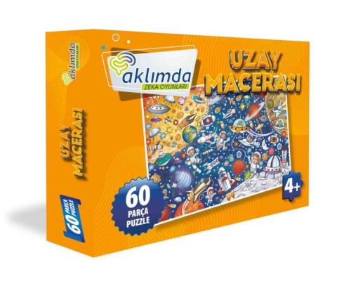 60 Parça Puzzle Uzay Macerası - Münzevi Kitabevi