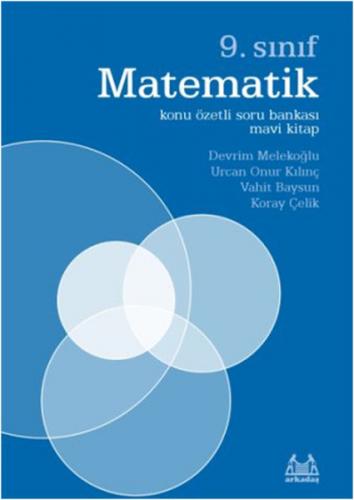 Kurye Kitabevi - Arkadaş 9. Sınıf Matematik Soru Bankası Mavi Kitap