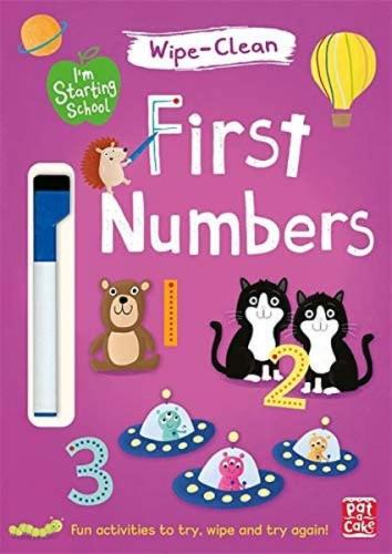Kurye Kitabevi - Activity Book: First Numbers (Wipe Clean İnc Pen)