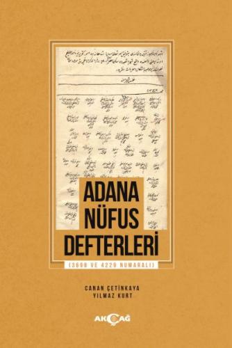 Kurye Kitabevi - Adana Nüfus Defterleri