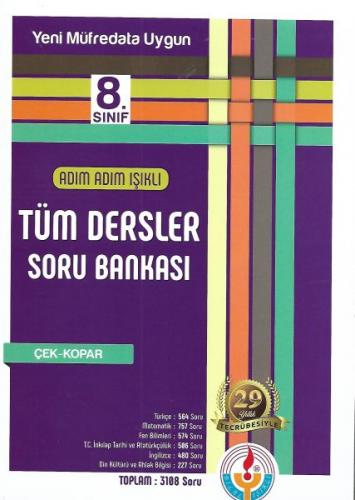 Adım Adım 8. Sınıf Tüm Dersler Soru Bankası