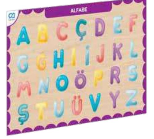 Ahşap Alfabe Eğitici Set - Münzevi Kitabevi