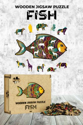 Kurye Kitabevi - Ahşap Puzzle - Fish (182 parça)