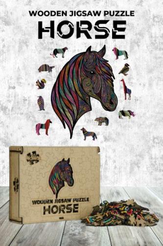 Kurye Kitabevi - Ahşap Puzzle - Horse (170 parça)