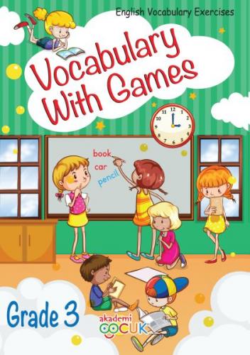 Kurye Kitabevi - Akademi Çocuk Vocabulary With Games 3 Grade