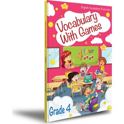 Kurye Kitabevi - Akademi Çocuk Vocabulary With Games 4 Grade