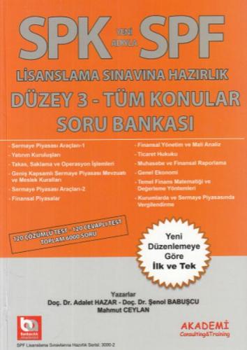 Kurye Kitabevi - SPF Düzey 3 Tüm Konular Soru Bankası