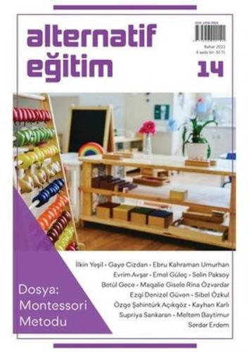 Alternatif Eğitim Dergisi 14.Sayı Montessori Metodu