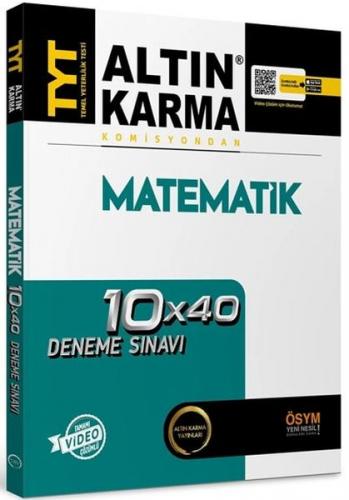 Altın Karma 2024 TYT Matematik Tamamı Video Çözümlü 10x40 Deneme Sınavı