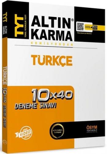 Kurye Kitabevi - Altın Karma 2022 TYT Türkçe 10 x 40 Branş Deneme