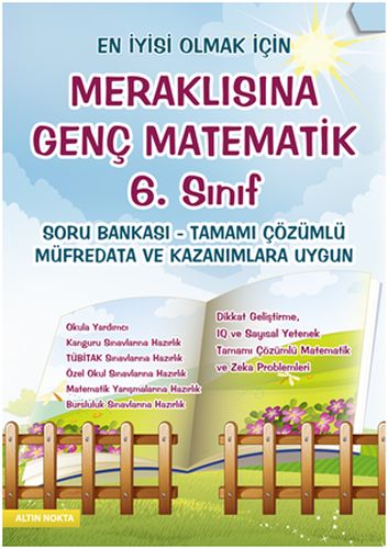 Altın Nokta Meraklısına Genç Matematik 6. Sınıflar İçin Soru Bankası Tamamı Çözümlü