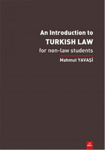 Kurye Kitabevi - An Introduction To Turkish Law For Non Law Students