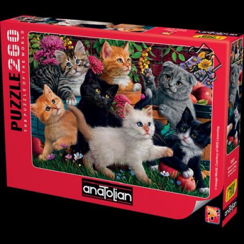 Kurye Kitabevi - Oyuncu Kediler (Puzzle 260) 3327