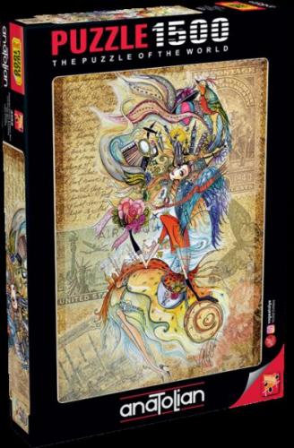 Anatolian Dünyayı Gezen Çerkes Kızı/ Circassian Girl Traveling The World 1500 Parça Puzzle